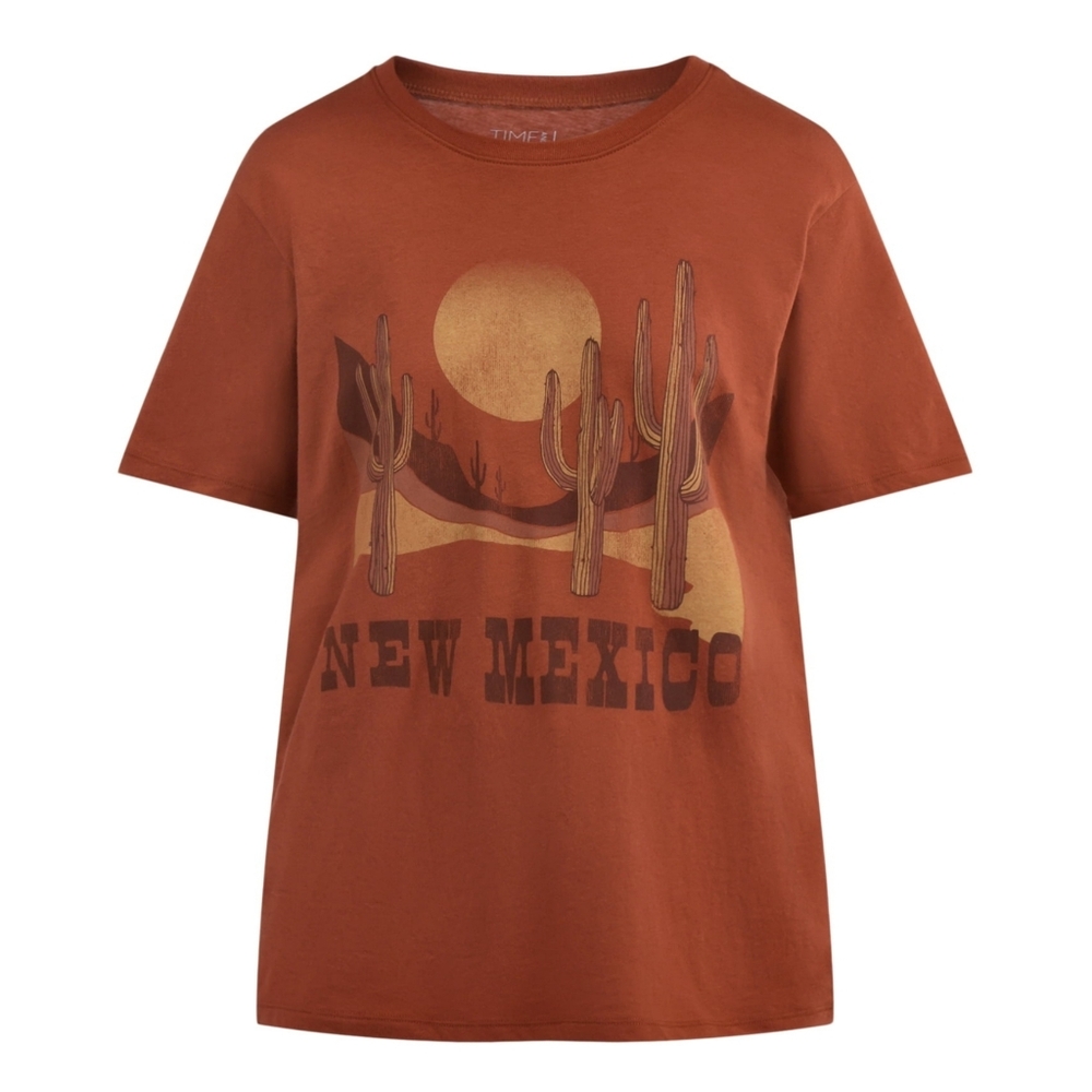 NEW Time and Tru Women's New Mexico Southwest Landscape Graphic Tee Size XXXL 22